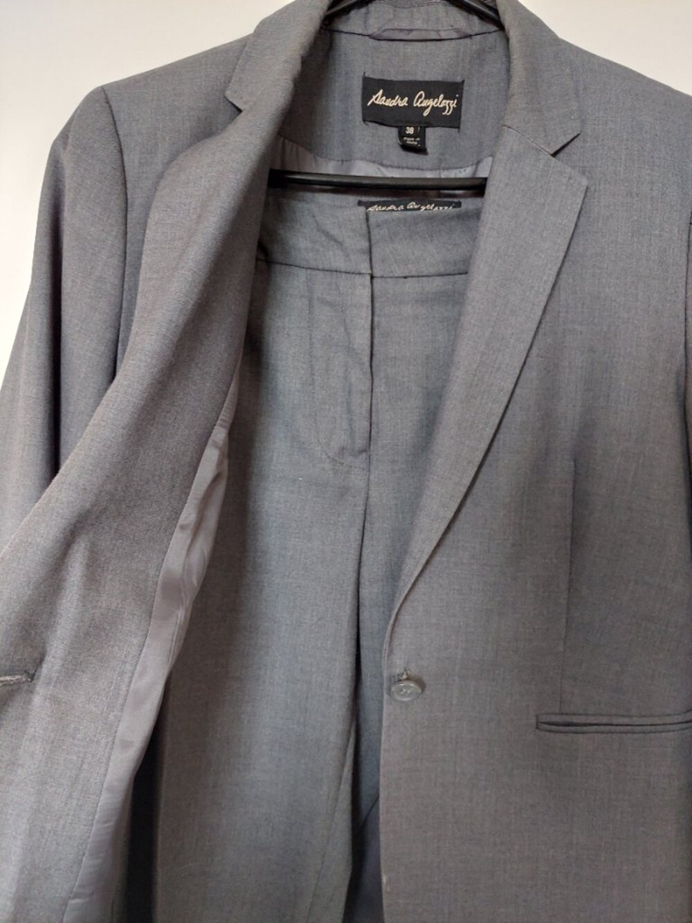 Sandra Angelozzi Women's Size 38/8 Career Pants Blazer Suit - Suit Separates - Picture 5 of 16